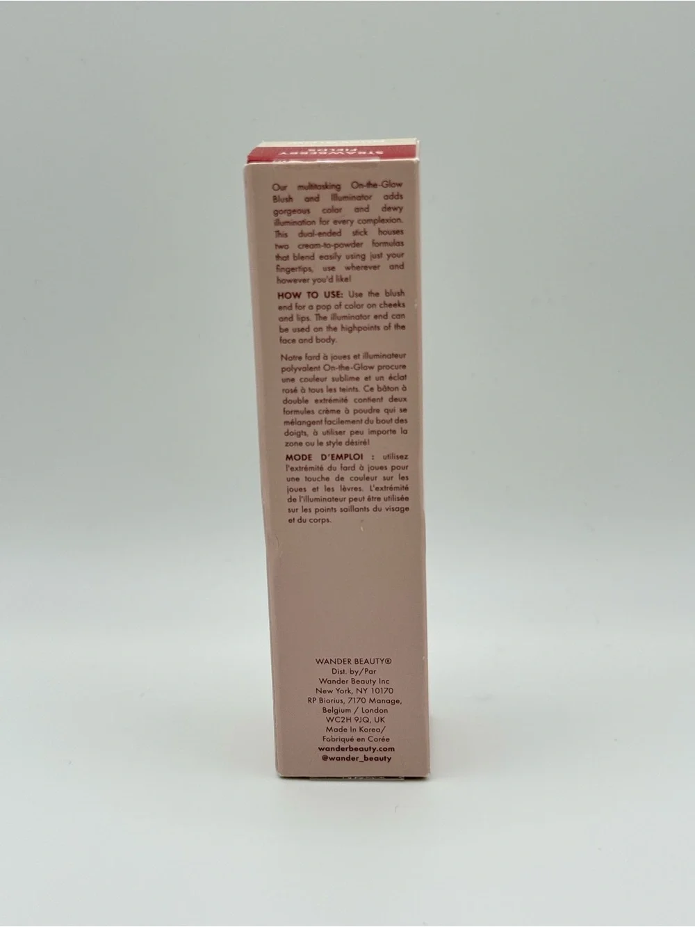 Wander On-The-Glow Dual Blush & Highlighter Stick — Strawberry Fields